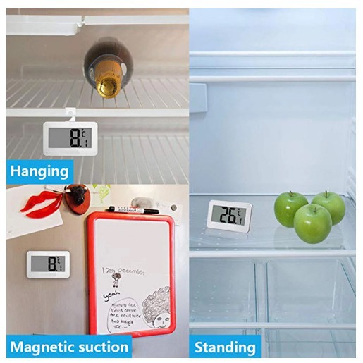 High-precision refrigerator electronic thermometer freezer precision medical small sample retention thermometer freezer commercial