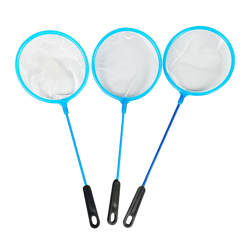 Small Fish Net Fishing Net Dense Net Small Fishing Net Kidsren's Fishing Net Hand-Copied Fish Tank Aquarium Fish Farming Short Handle Fishing Net