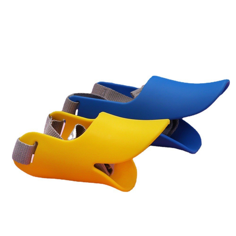 Dog Mouth Set Pet Duck Mouth Set Silicone Dog Mouth Set Anti-bite Anti-barking Anti-indiscriminate eating Dog Walking Mask Dog Mouth Cover