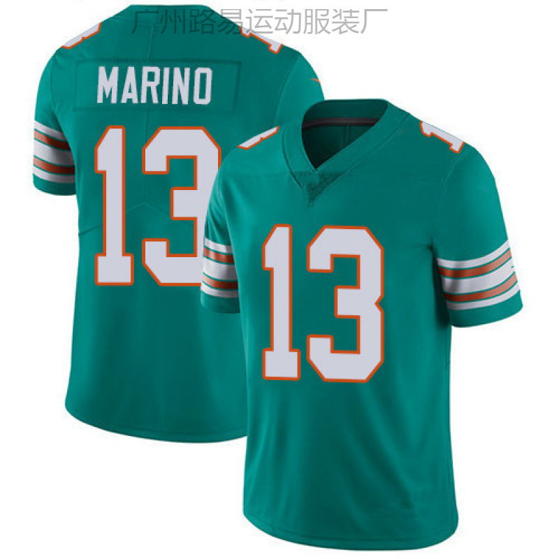 Dolphins Jersey Dolphins Embroidered Rugby Uniform Wholesale 1 # Tagovailoa 10 # Hill 17. #