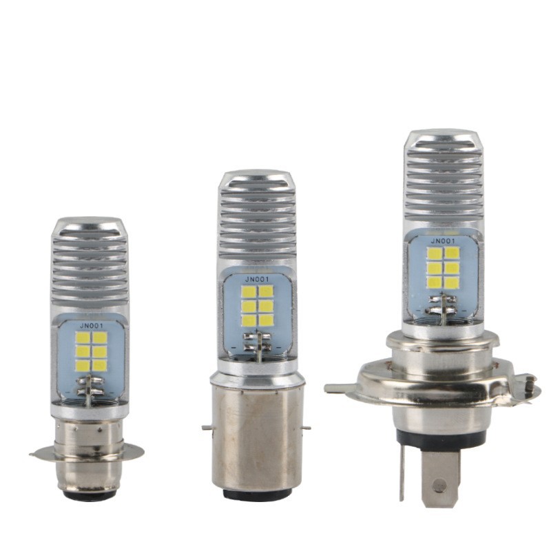 Мотоциклетная светодиодная фара одинарный зажим P15D H6 H4 Ba20D 2835 12Smd фара автомобильная