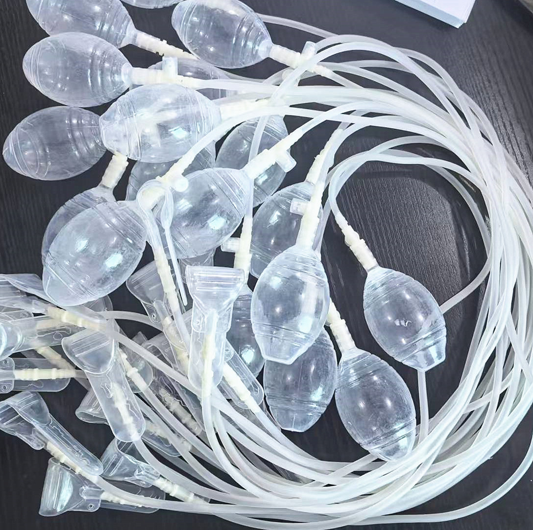 Shake the same 38cm moving ears rabbit hat airbag rabbit ear airbag cap LED transparent airbag accessories factory