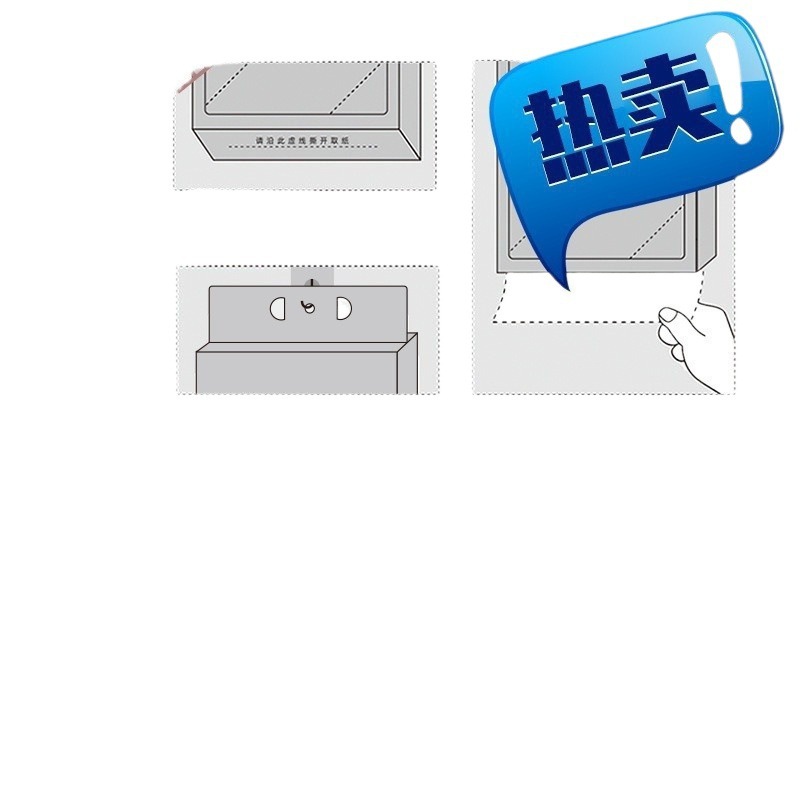 Hanging Paper Towel Large Bag Household Affordable Full Box Batch of Napkins Facial Tissue Toilet Paper Toilet Paper