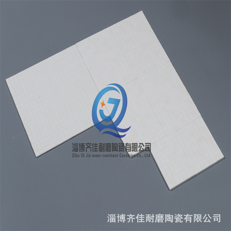 Прямые поставки из Цзибо, износостойкий корундовый керамический мозаичный порошок, износостойкие керамические материалы для транспортировки угля в трубопроводах и силосах