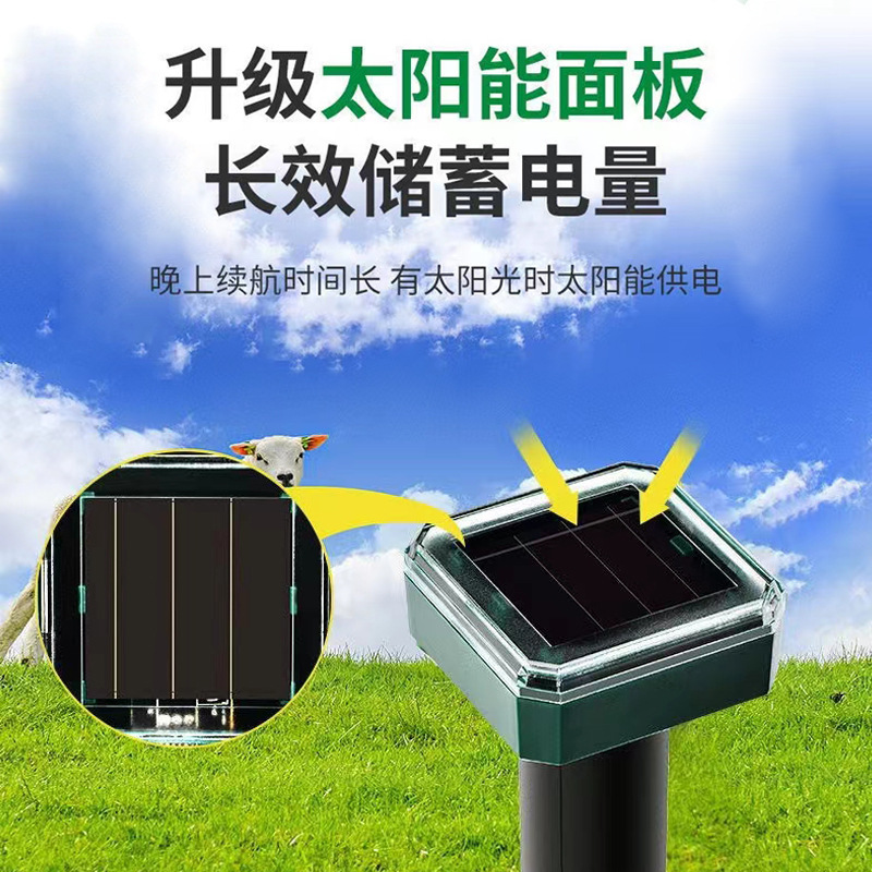 Ultrasonic Cat Repellent Outdoor Long-Lasting Anti-Cat Barking Powerful Cat Repellent Outdoor Electronic Repellent