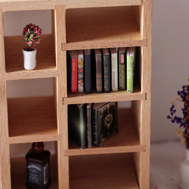 Dollhouse1:12 Mini Doll House Classical Books Pocket Home Accessories BJD Scene Shooting Props