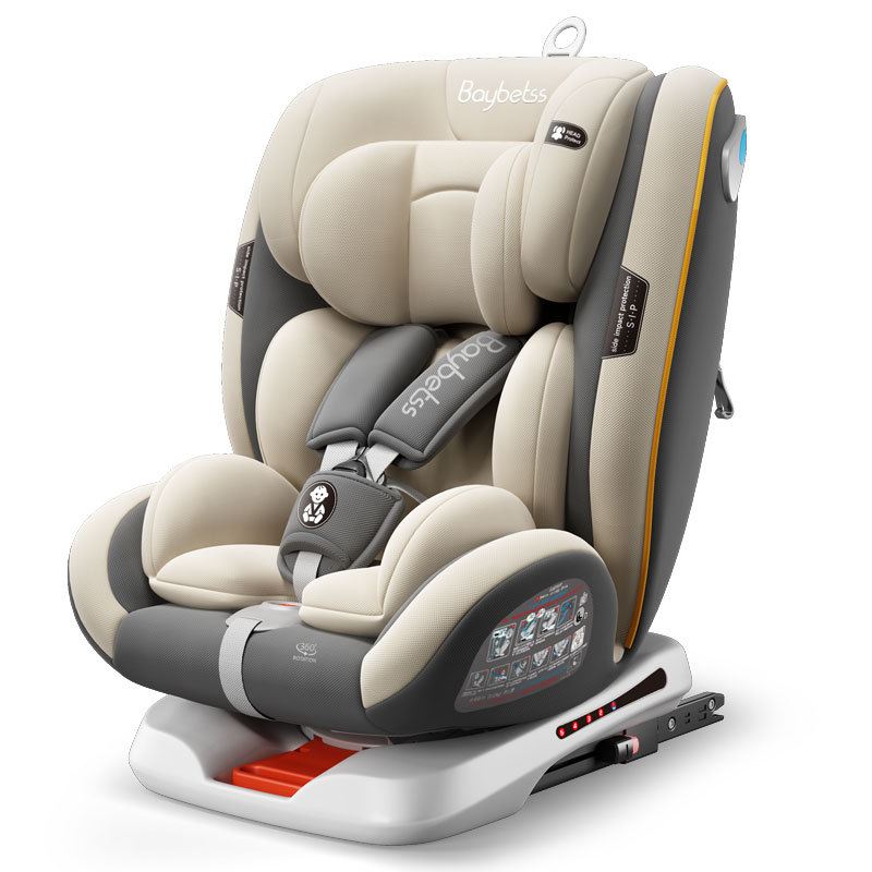 Ningbo Factory Newborn Child Car Safety Seat 0-12 Years Old Baby Seat Swivel Model 360-Degree Rotation