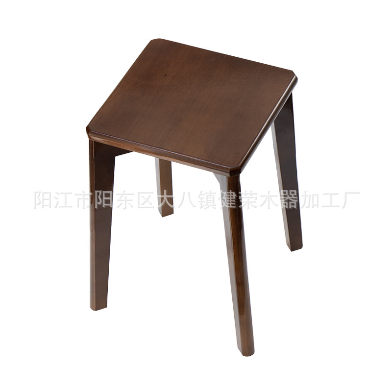 Solid Wood Dining Stool All Solid Wood Dining Stool Simple Small Square Stool Household Dressing Stool Modern Solid Wood Shoe Changing Stool
