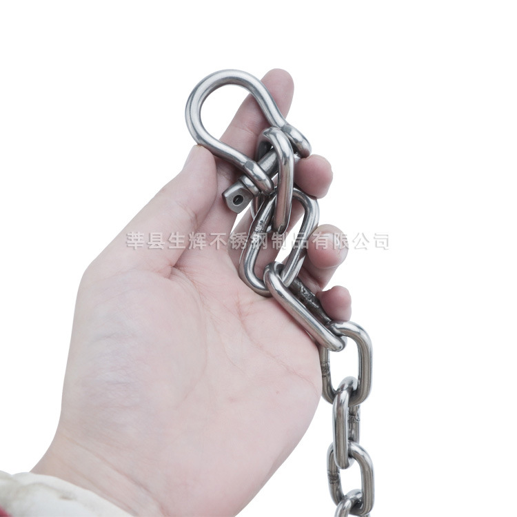 English Middle Ring Anchor Chain 316 Stainless Steel Marine Hardware Accessories Chain Hardware Accessories Anchor Fishing Boat