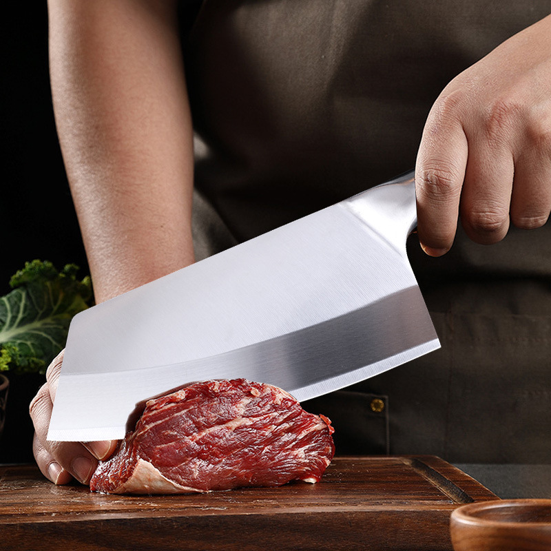 Cross-Border Damascus Pattern Chef's Knife Multi-Purpose Kitchen Knife Household Stainless Steel Meat Slicing Knife Women's Slicing Knife