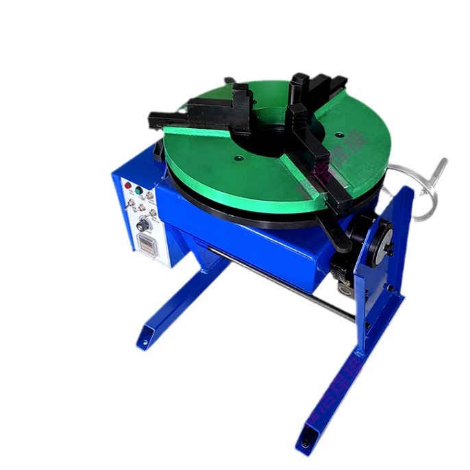 200kg displacement machine welding turntable with large hole displacement automatic welding tooling stainless steel flange pipe ring seam welding