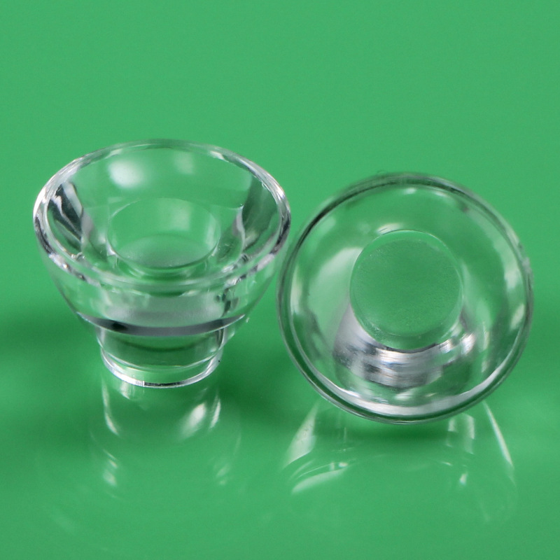 Led Lens Single 15mm25 Degree Concave Sand Flashlight Lens 1W Imitation Lumen Nail Lamp Lens