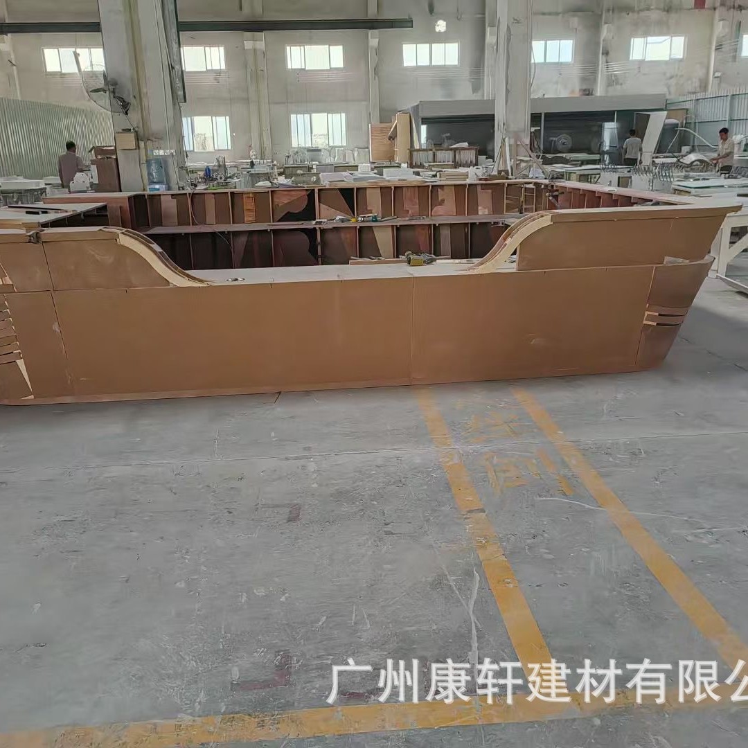 Shopping Mall Acrylic Artificial Stone Reception Desk Classy, Simple and Elegant, Acrylic Artificial Stone Manufacturer Customiz