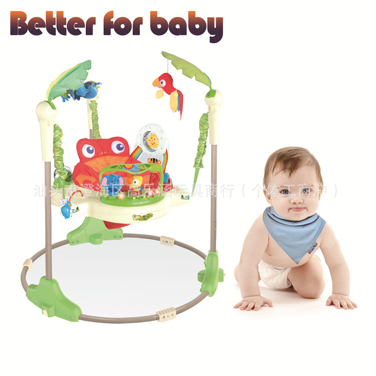 Cross-border Export Baby Jumping Chair Fitness Frame Toy Large Size Jumping Park Bouncing Swing Newborn Baby