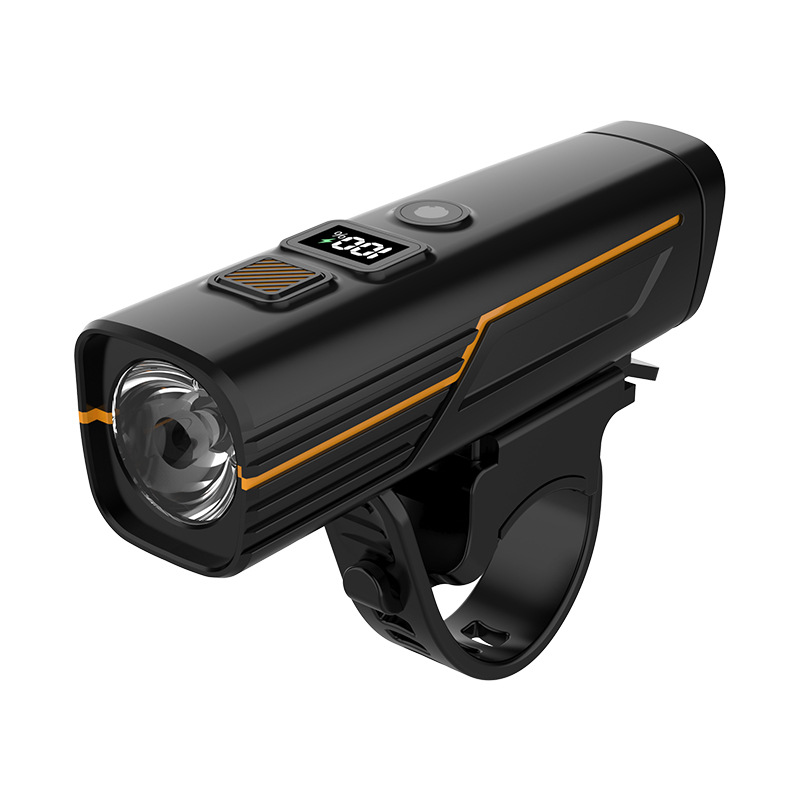 Digital Digital Display Bicycle Light High Brightness Mountain Road Bike Cycling Led Lighting Night Cycling Strong Light Headlight