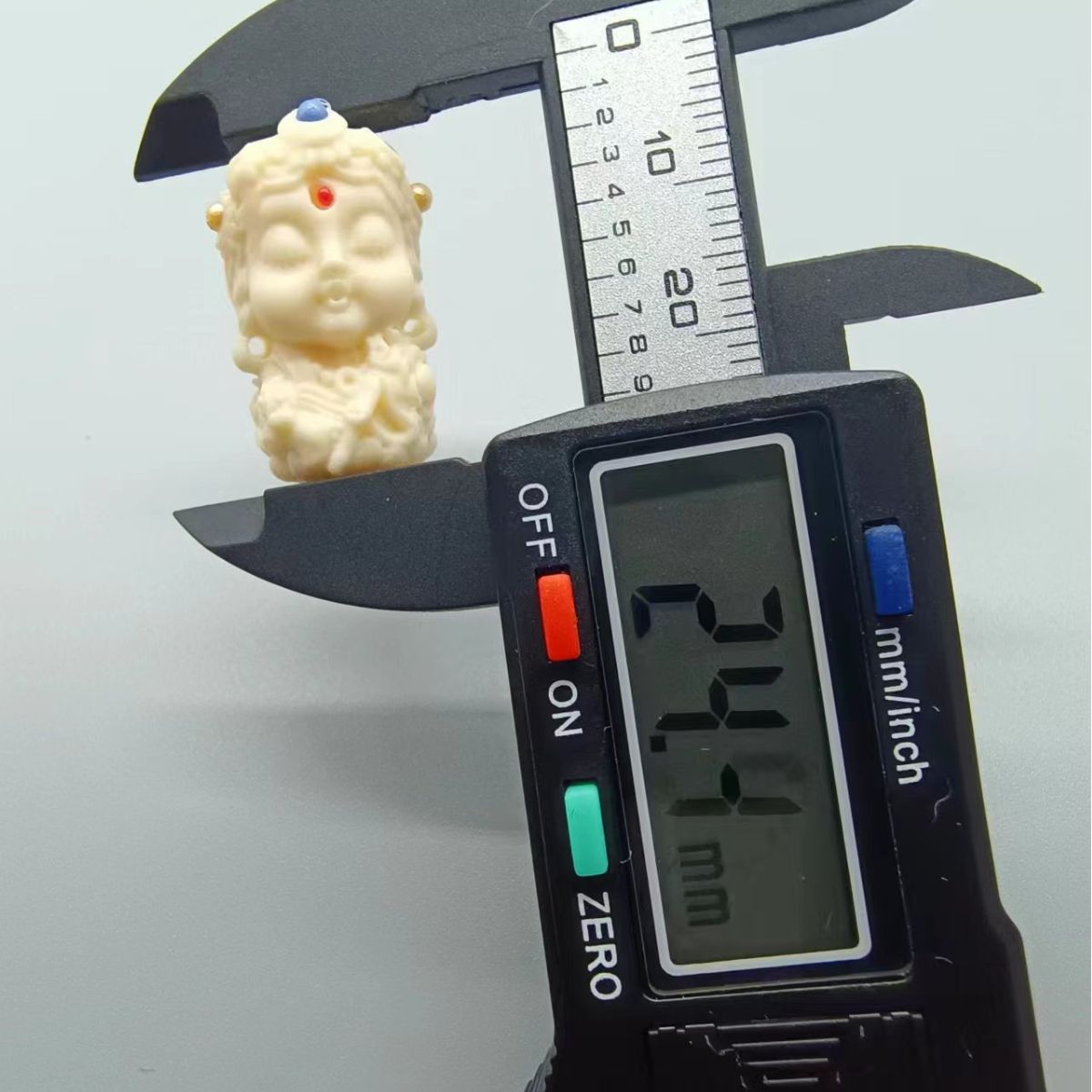 Ivory Fruit Tara Carving with Bead Powder Pressed DIY Bodhi Fruit Bracelet Super Cute Accessories Handheld Accessories for Men and Women