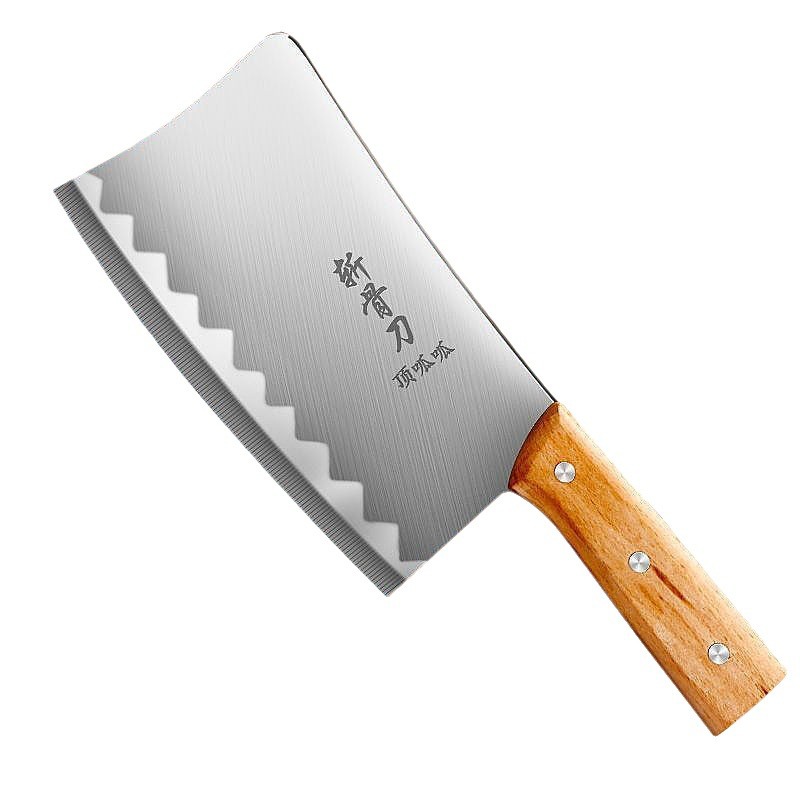 Household kitchen knife professional bone chopping knife bone chopping knife butcher hand-forged household extra-large thickened one-piece bone chopping knife