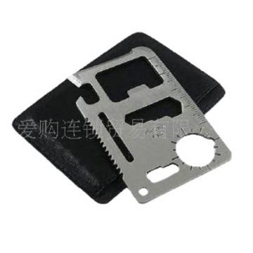 Manufacturers wholesale Swiss life card multi-function tool card large military knife card can be printed logo