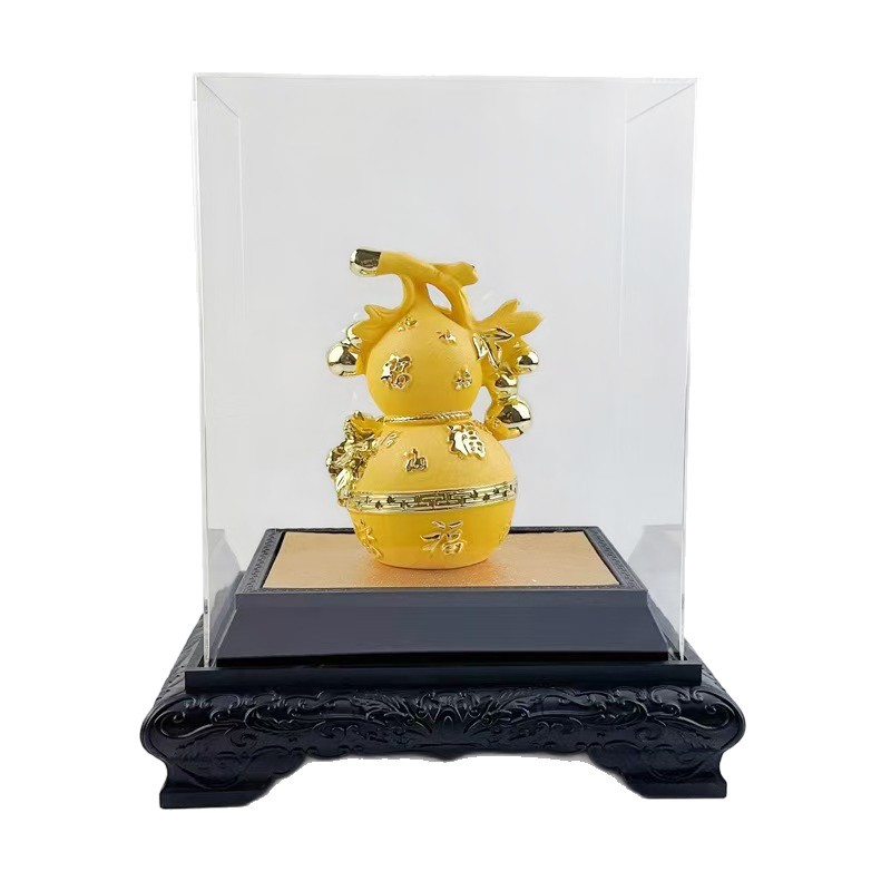 Bafu Lingmen Ornaments, Life Insurance Opening Event Gifts, Home Ornaments, Velvet Sand Gold Insurance Annual Meeting Craft Gifts