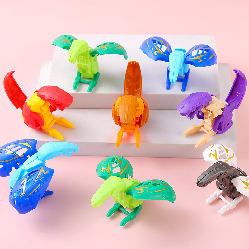 Children's Deformed Dinosaur Egg Toy Simulation Dinosaur Deformed Egg Boy Deformed Gashapon Kindergarten Small Gift Wholesale