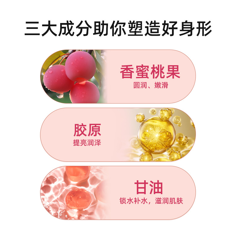 Pleural Customized Breast Beauty Patch, Breast Beauty Collagen, Breast Pleural Powder, Moisturizing Breast Care, Peach Pie Pleural Patch