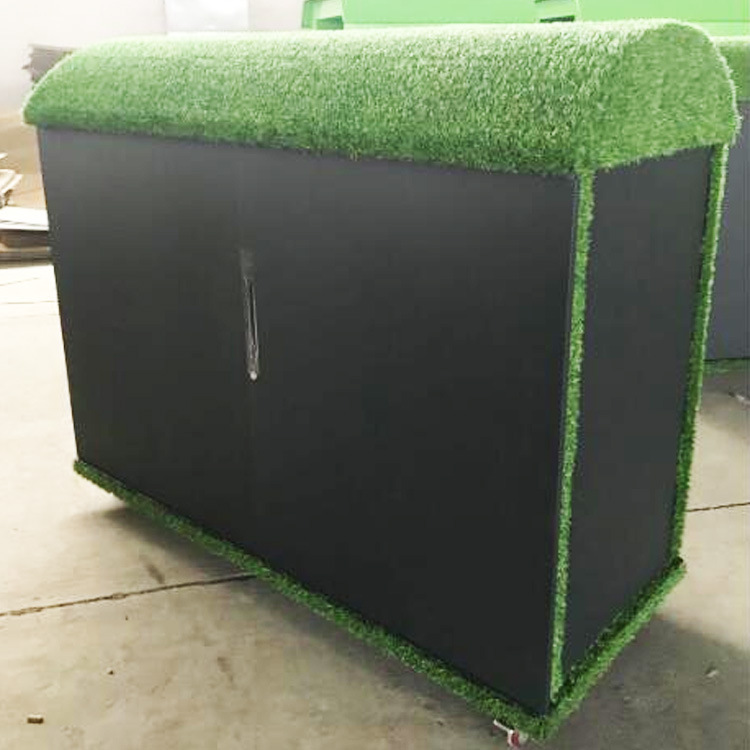 Kindergarten Graffiti Cabinet, School Outdoor Toy Storage Cabinet with Lock, Sun Protection, Art Multi-Functional Storage Cabinet for Children