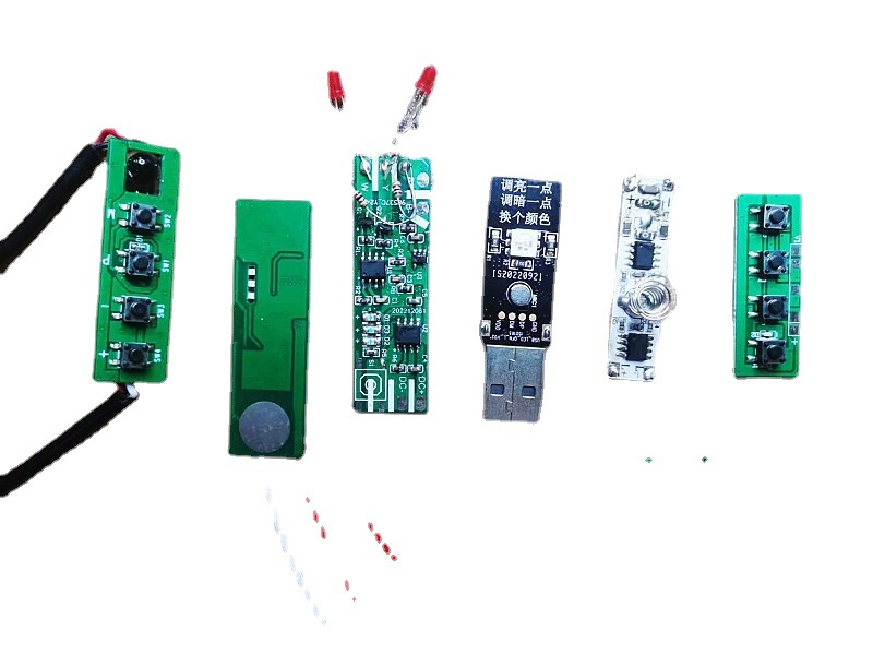 Development and design of PCBA proofing all kinds of new magic color dimming controller wire switch