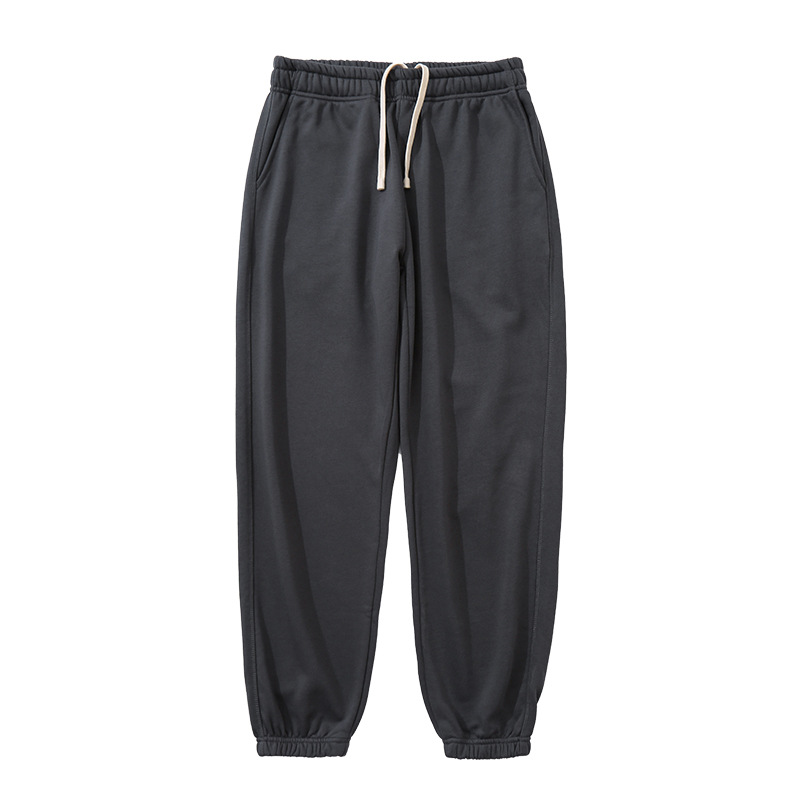 Processing Custom Fall/Winter Men's and Women's Couple Suit Round Neck Sweat Hooded Sweat Trousers Basic Sweat Sweat Trousers