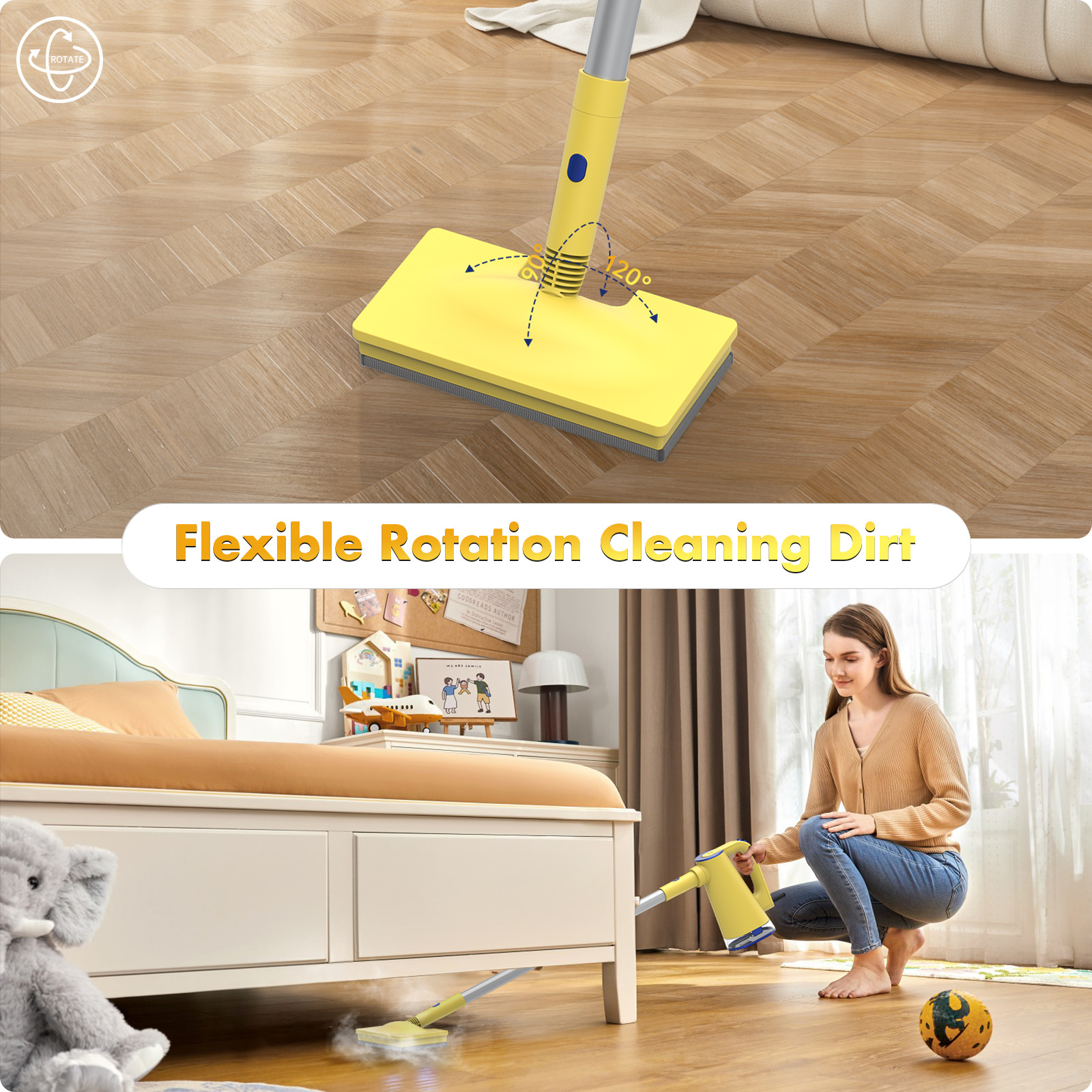 Steam mop HD-310 cross-border household high temperature multi-scene wired 1500W high power handheld cleaner