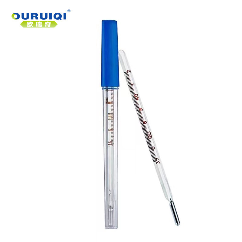 Стеклянный медицинский термометр для ротовой полости с CE сертификацией