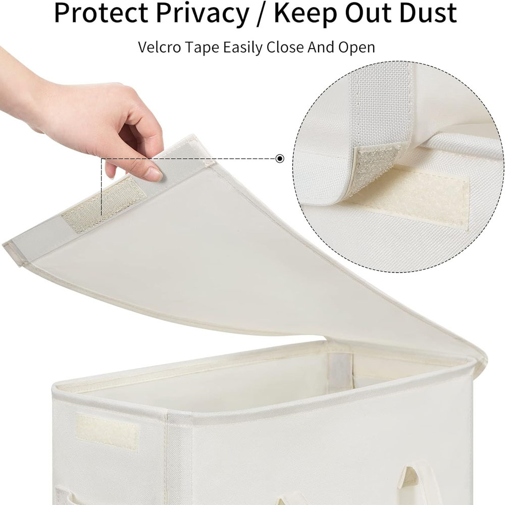 60L Large Capacity Storage 600D Oxford Cloth Dirty Clothes Basket Foldable Laundry Basket Household Toy Storage Basket