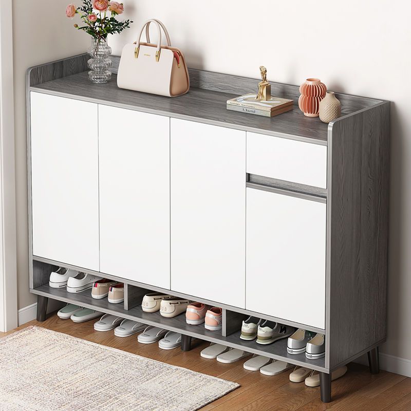 Shoe Rack Home Doorway Shoe Cabinet Large Capacity Entrance Cabinet Simple Storage Artifact Space-saving Dustproof Multi-layer Shoe Cabinet