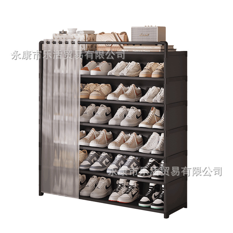 Shoe Rack Multi-layer Home Door Outside Corridor Simple Shoe Cabinet Dustproof Strong and Durable Shoe Storage Cabinet for Rental Room