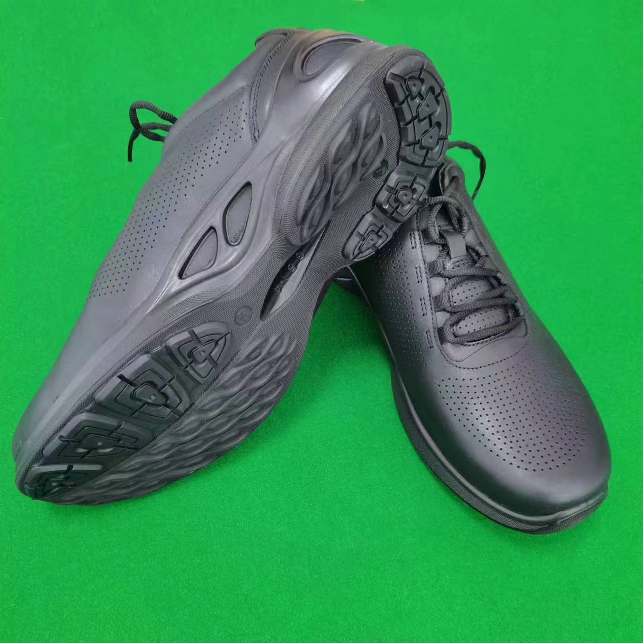 Firefighting Shoes, Genuine Leather Duty Shoes, Spring & Fall Training Shoes, Non-Slip, Breathable, Shock-Absorbing Physical Training Shoes