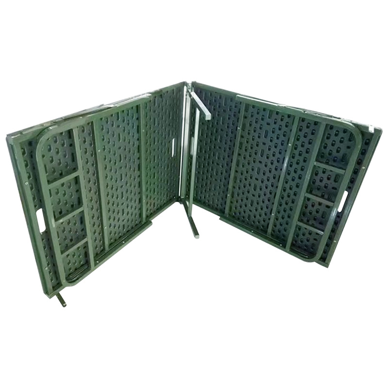 Steel Plastic 80% off Bed Outdoor Portable Camp Bed Steel Plastic Folding Bed Plastic Panel Installation-Free 80% off Bed Spare Bed