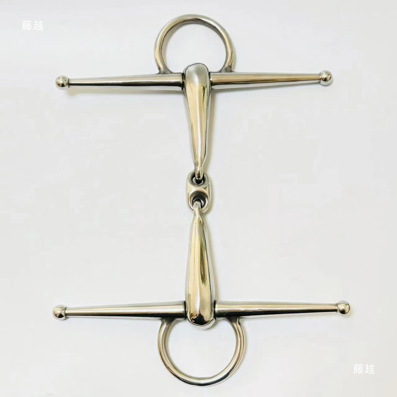 Hollow Stainless Steel H-Shaped Three-Section Horse Bit Horse Mouth Bit Horse Chewing Bit Equestrian Accessories Horse Gear Supplies