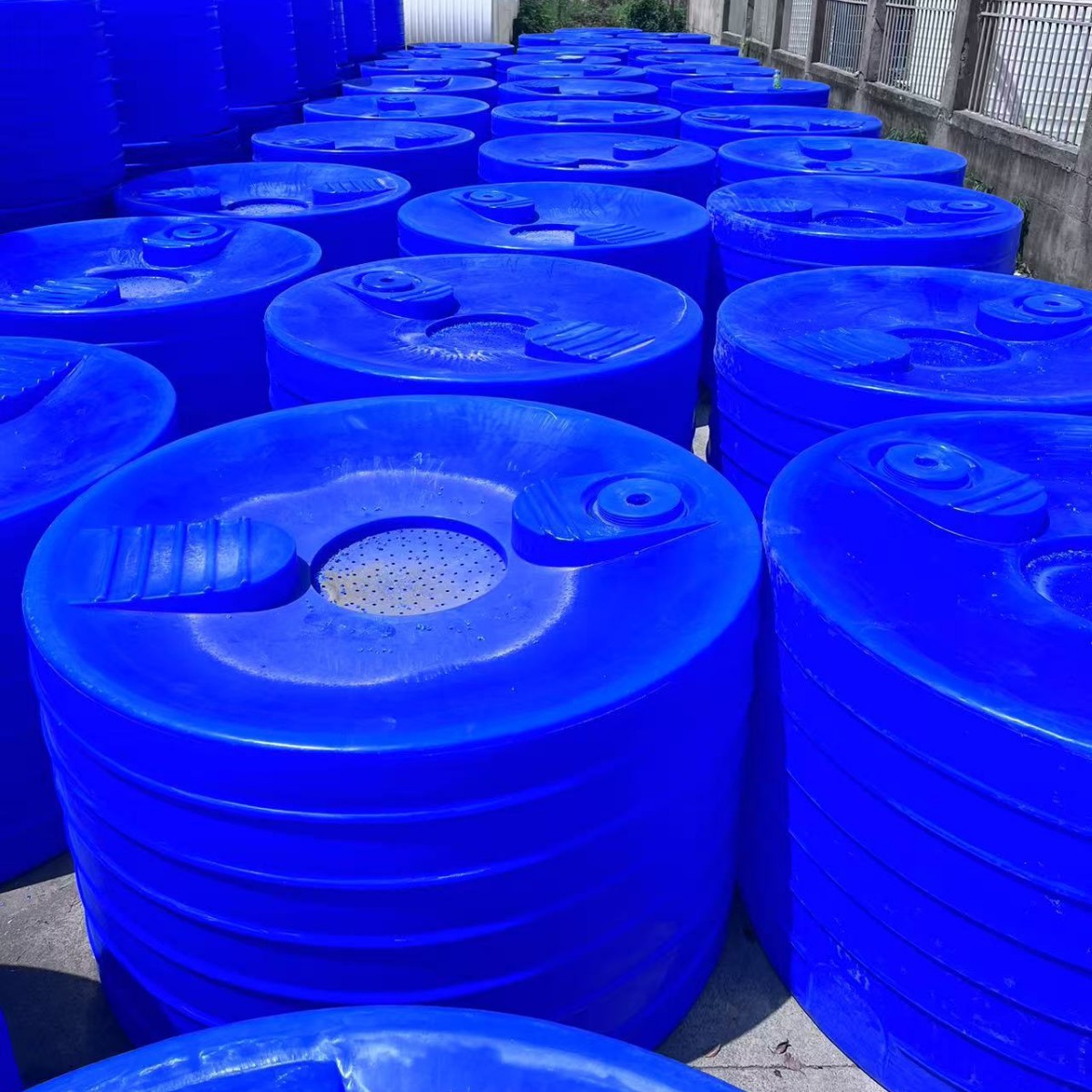 Forest Fire Fighting Water Storage Bucket, Forestry Bureau Special Plastic Fire Water Tank, 1 Ton, 2 Tons, 3 Tons, 5 Tons, Pe Blue Fire Bucket