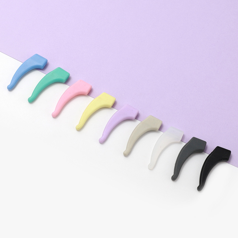 Glasses Silicone Anti-slip Earmuffs Colorful Macaron Color Silicone Earmuffs Children's Anti-drop Ear Hook Buckle Holder