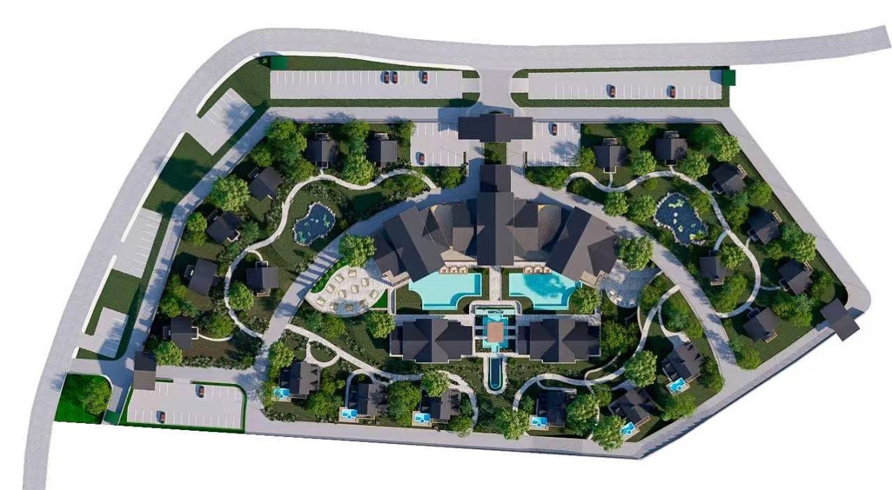 Large Shopping Mall Landmark Building Hotel B&B Commercial Area Planning and Design Construction Drawing Design and Construction Planning