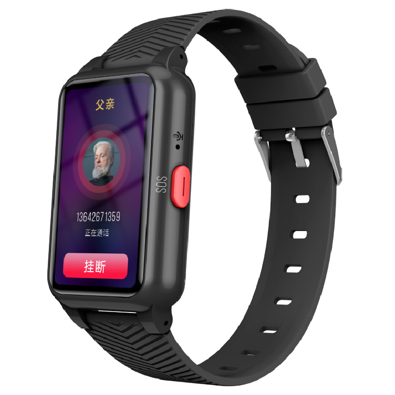 S10 elderly health smart bracelet 4G phone heart rate Blood Pressure body temperature fall anti-lost tracking positioning bracelet