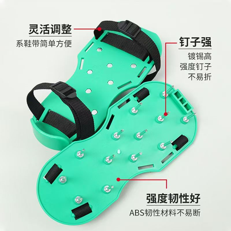 Self-leveling Anti-slip Shoes Cement Floor Nail Shoes Garden Loosen Shoes Turf Construction Shoes Epoxy Floor Paint Nail Shoes