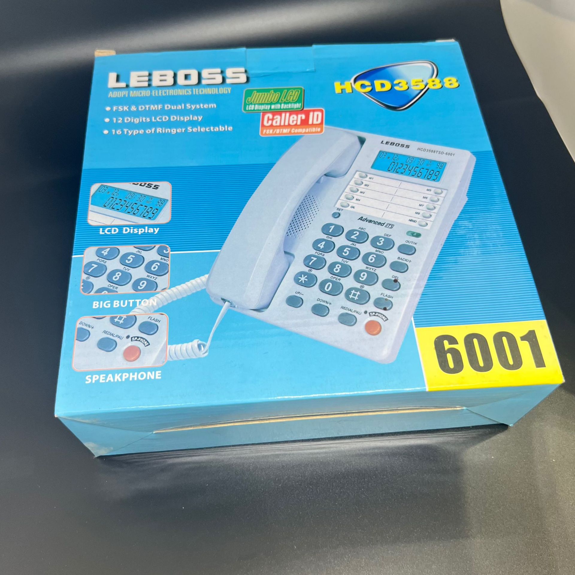 LEBOSS office telephone 6001 caller ID business landline hotel home factory direct English cross-border
