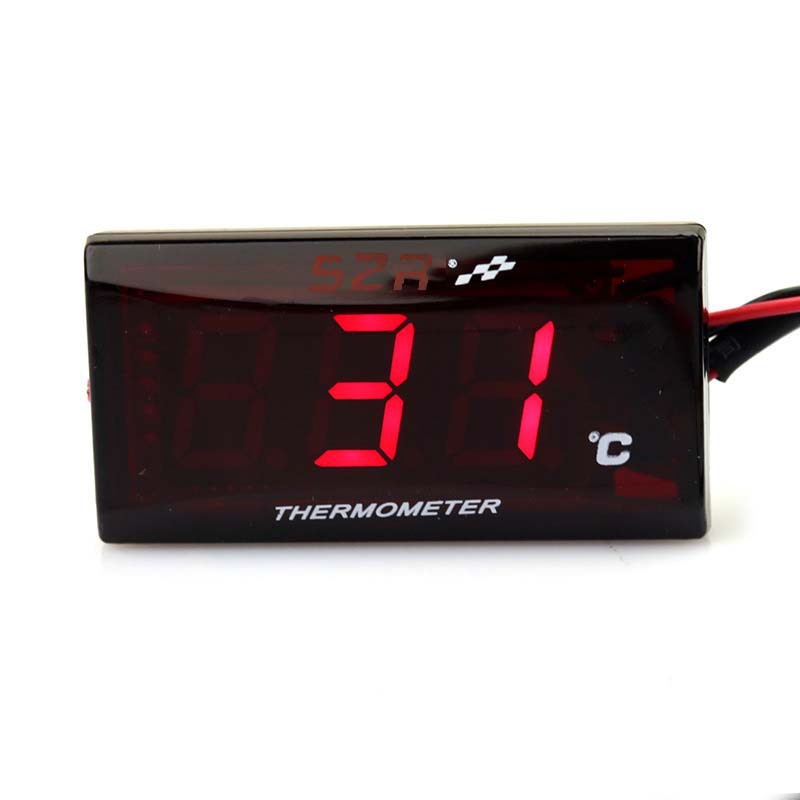 Koso Water Temperature Meter Motorcycle Universal Modified LCD Display Meter Thermometer Water Temperature Digital Display Meter JOG DIO