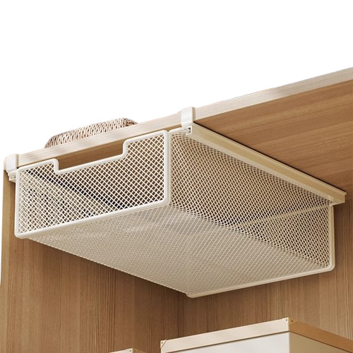 Wardrobe Drawer-type Hanging Basket Iron Clothes Storage Layered Rack Household Hanging Space-saving Clothes Finishing Partition