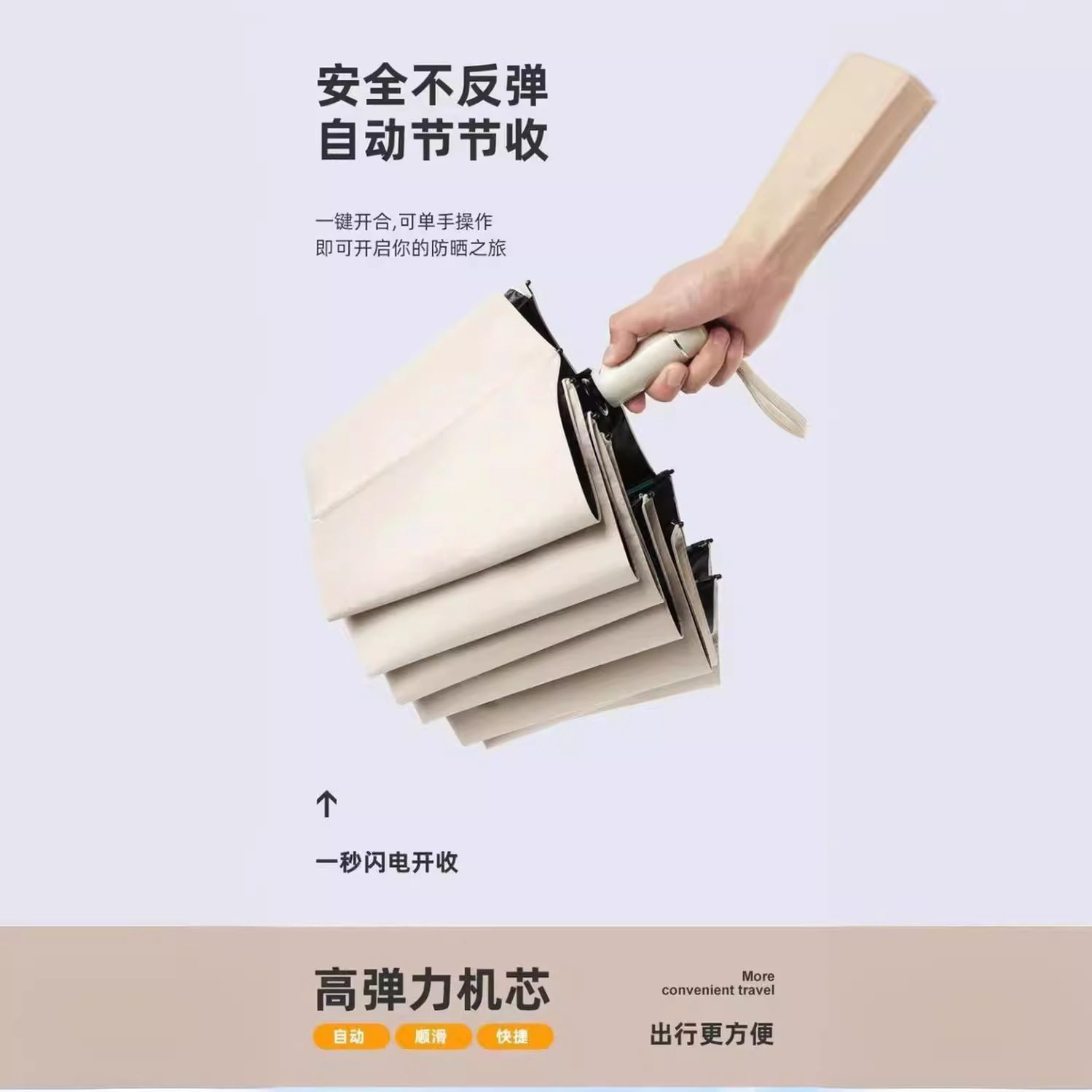 [Tik Tok Popularity] Sun Protection Parasol 24-Bone Umbrella 60-Bone Sun Umbrella 70% off Fully Automatic Sunshade Umbrella