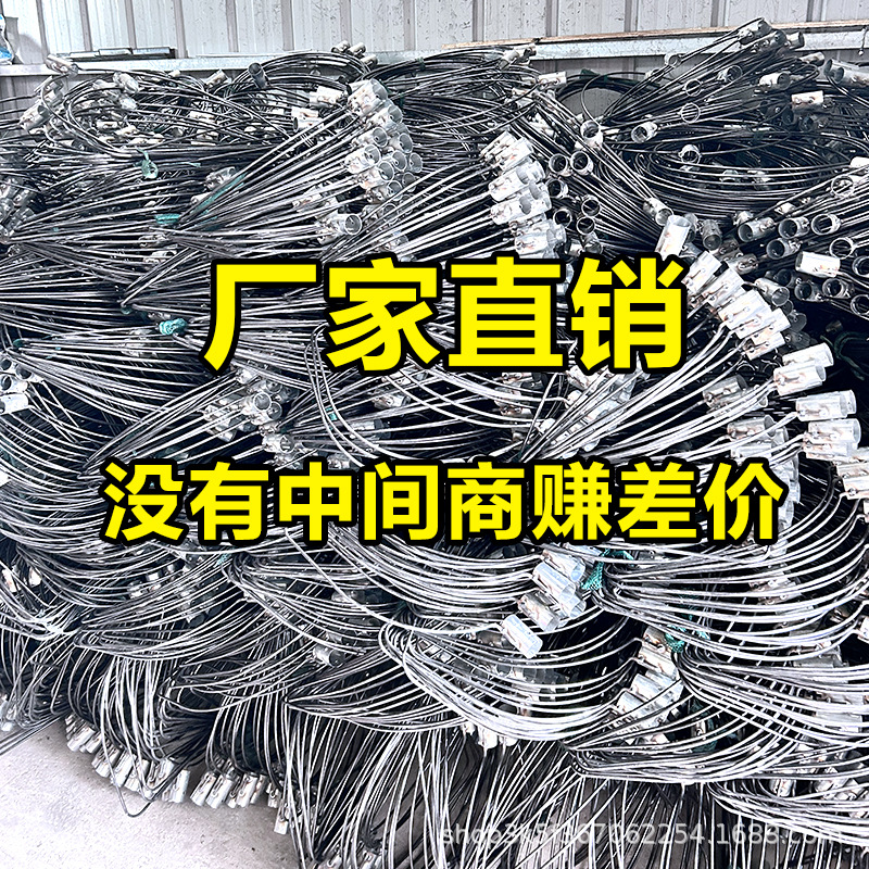 Solid Stainless Steel Mesh Ring 8mm Universal Interface Integrated Bold Super Large Fish Mesh Head Fishing Supplies