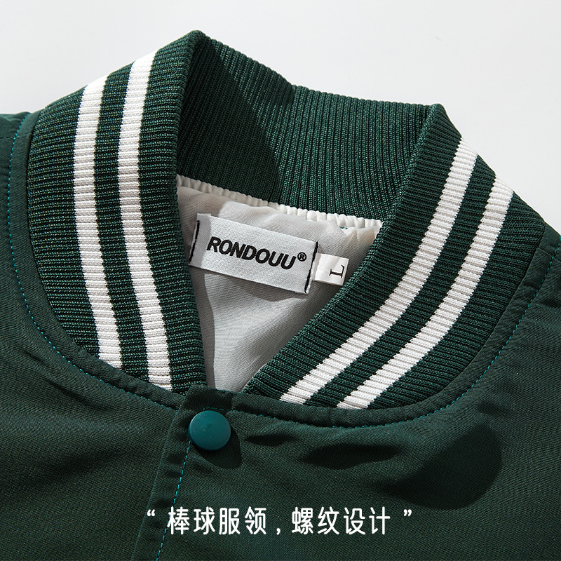 Spring and Autumn Fashion Brand Stitching Cardigan Baseball Suit Loose Couple Jacket Casual All-match Men's Jacket Outerwear Top