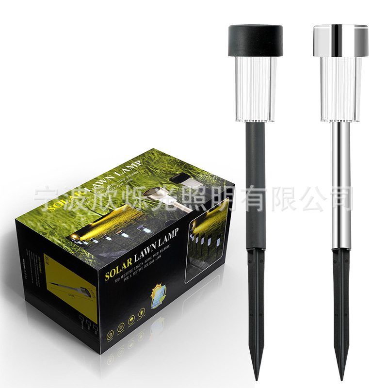 Cross-border solar lawn lamp small tube lamp courtyard landscape lamp outdoor garden lamp