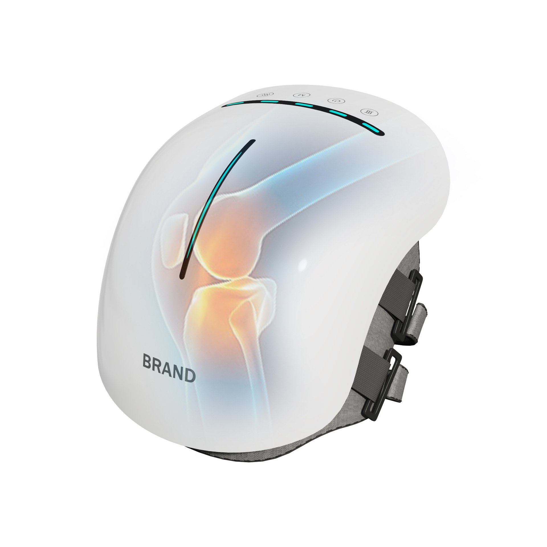 2025 New Point Vibrating Knee Massager Three-Speed Hot Compress Infrared Laser Physiotherapy Warm Knee Massager Manufacturer