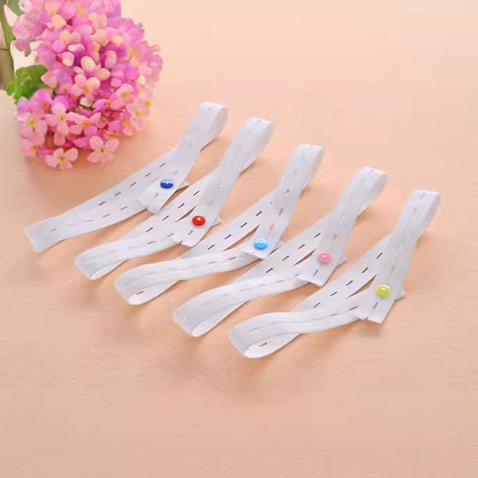 Baby Diaper Belt Baby Simple Diaper Buckle Adjustable Elastiness Diaper Fixing Belt Diaper Pants Strap for Mother and Baby